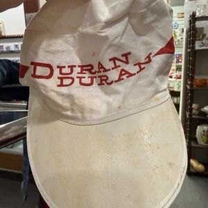 Rare vintage Duran Duran 1980s cap concert merch unisex